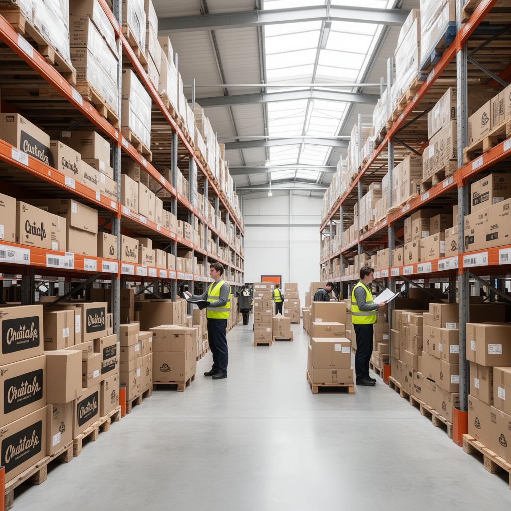 Viro Solutions warehouse operations team coordinating packaging dispatch